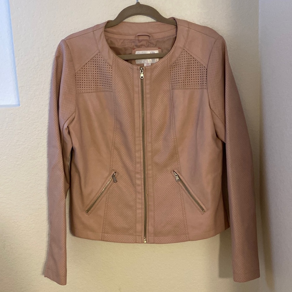 Faux Leather Jacket